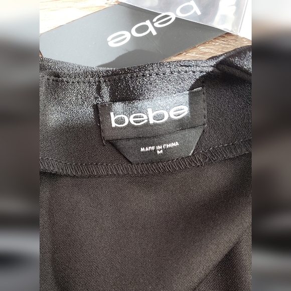 BEBE black dress size M new with tag - Picture 4 of 7